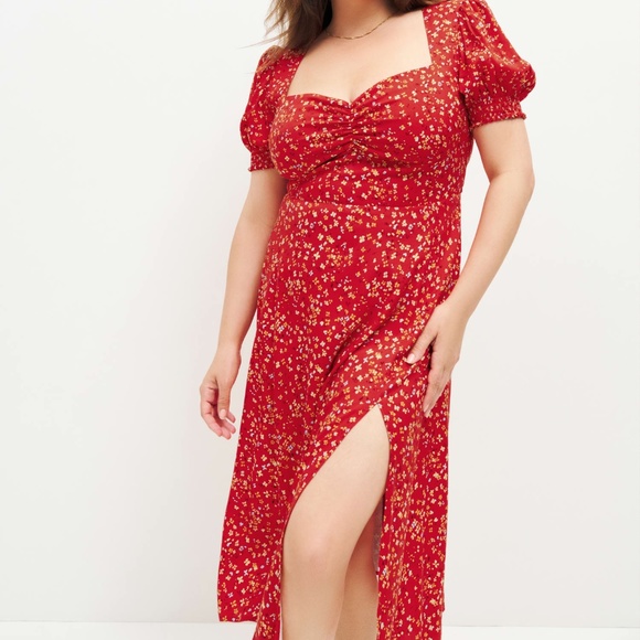 Reformation Lacey Dress in Baila - Picture 4 of 9
